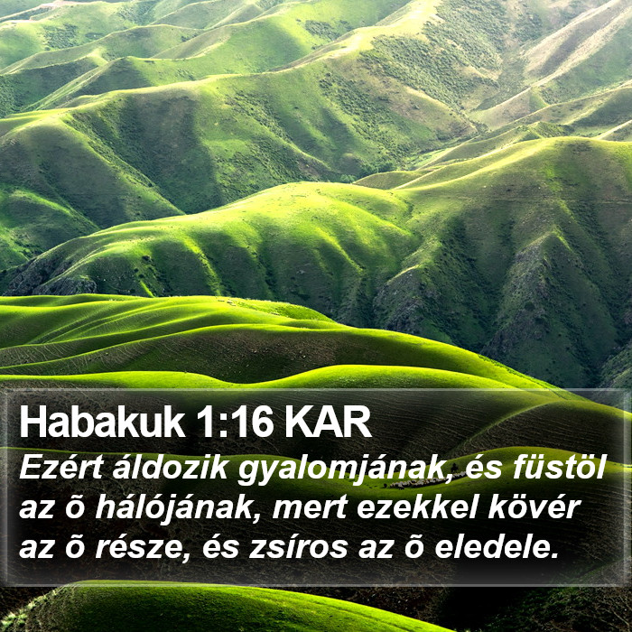 Habakuk 1:16 KAR Bible Study