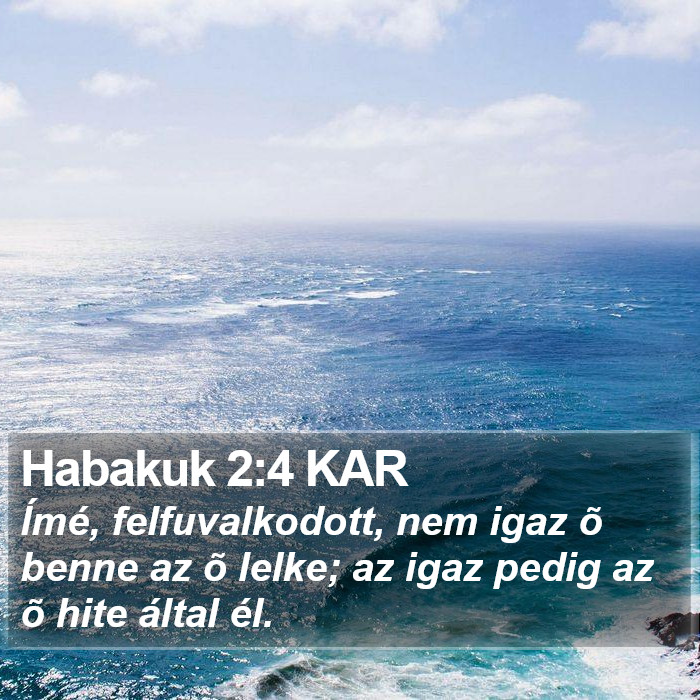 Habakuk 2:4 KAR Bible Study