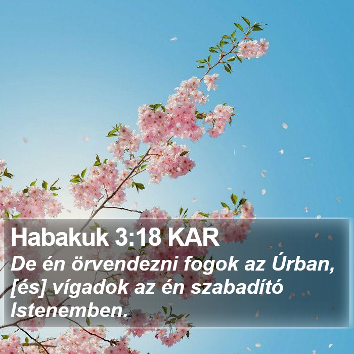 Habakuk 3:18 KAR Bible Study