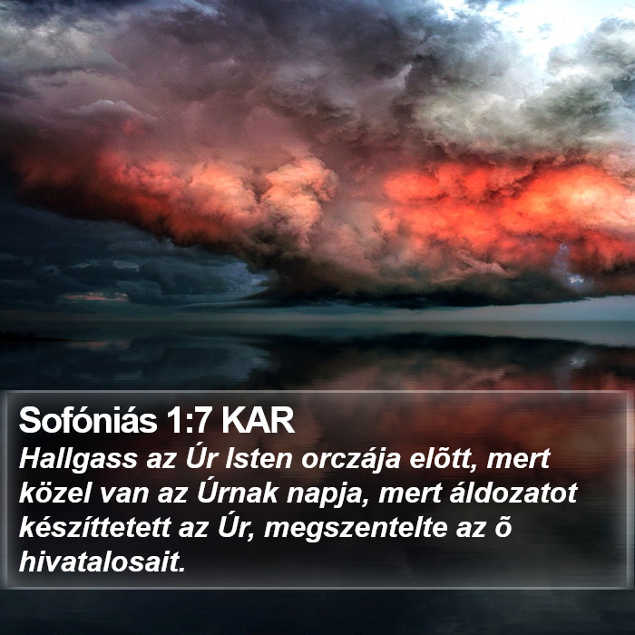 Sofóniás 1:7 KAR Bible Study