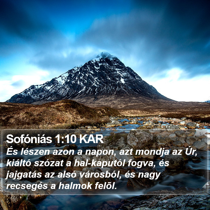 Sofóniás 1:10 KAR Bible Study