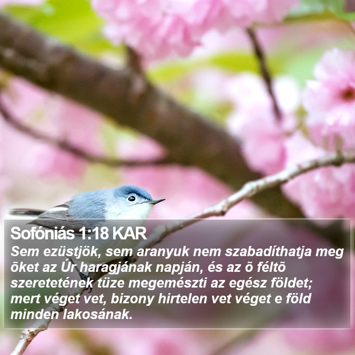 Sofóniás 1:18 KAR Bible Study