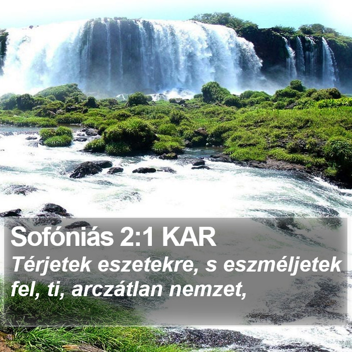 Sofóniás 2:1 KAR Bible Study