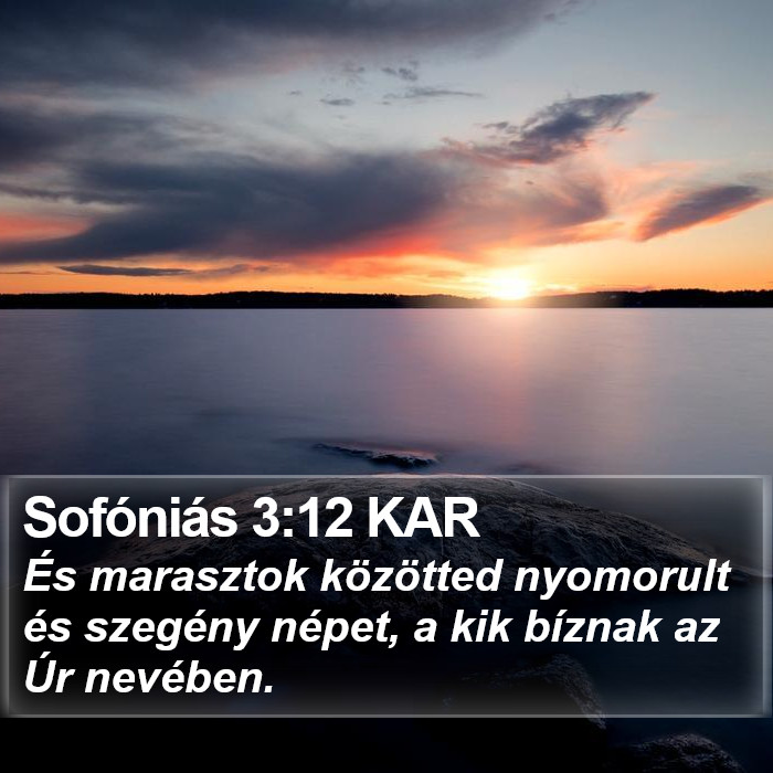 Sofóniás 3:12 KAR Bible Study