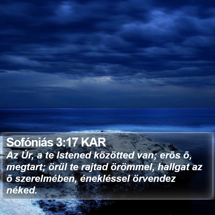 Sofóniás 3:17 KAR Bible Study