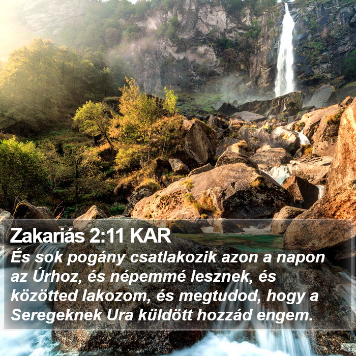 Zakariás 2:11 KAR Bible Study