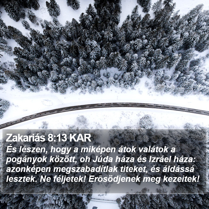 Zakariás 8:13 KAR Bible Study