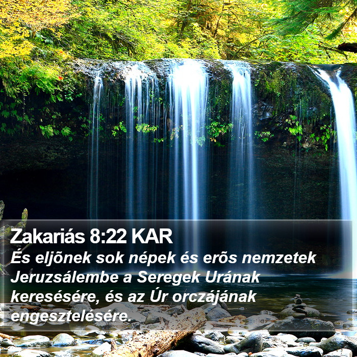 Zakariás 8:22 KAR Bible Study