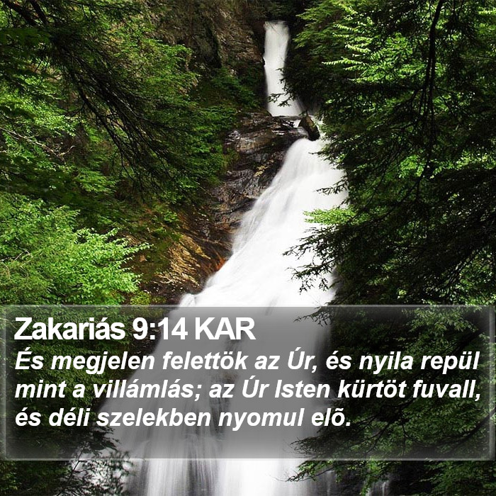 Zakariás 9:14 KAR Bible Study