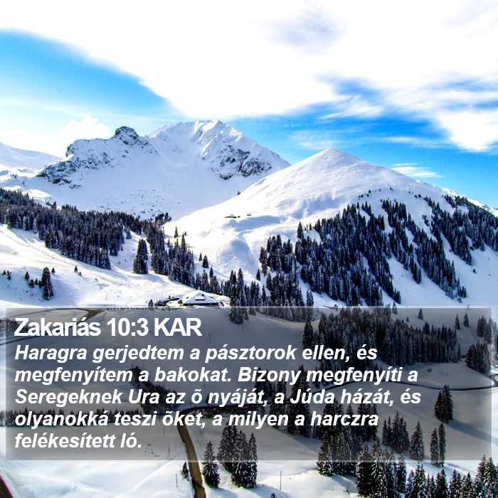 Zakariás 10:3 KAR Bible Study