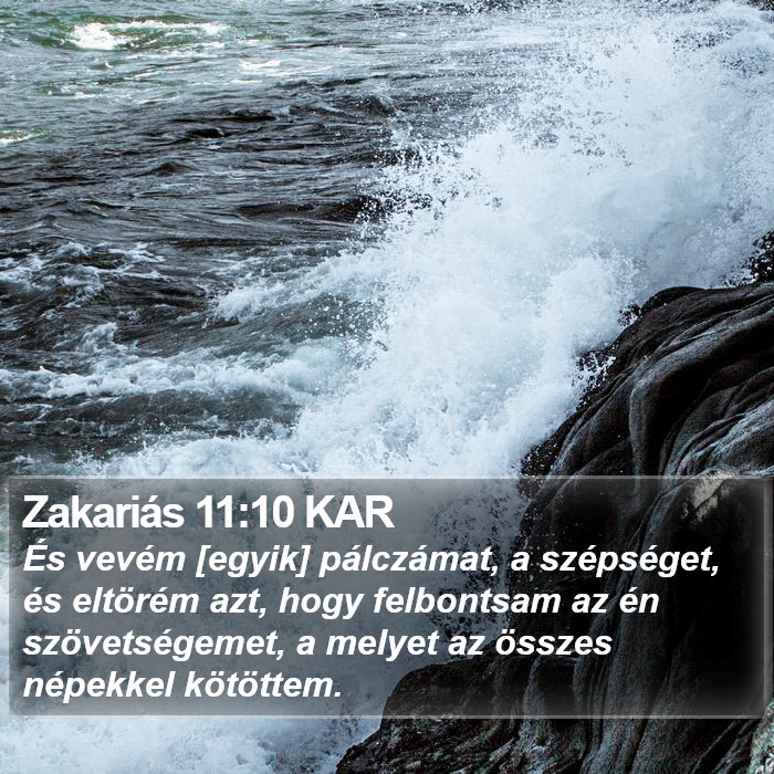 Zakariás 11:10 KAR Bible Study