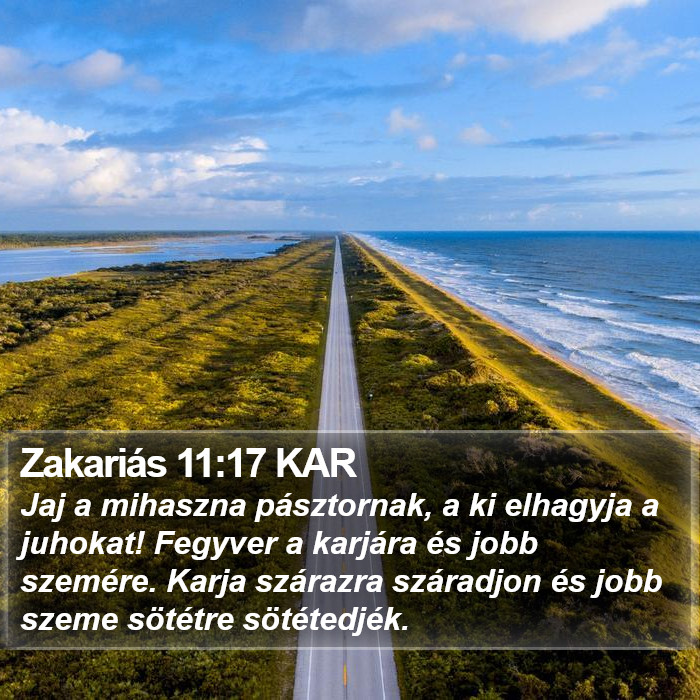 Zakariás 11:17 KAR Bible Study