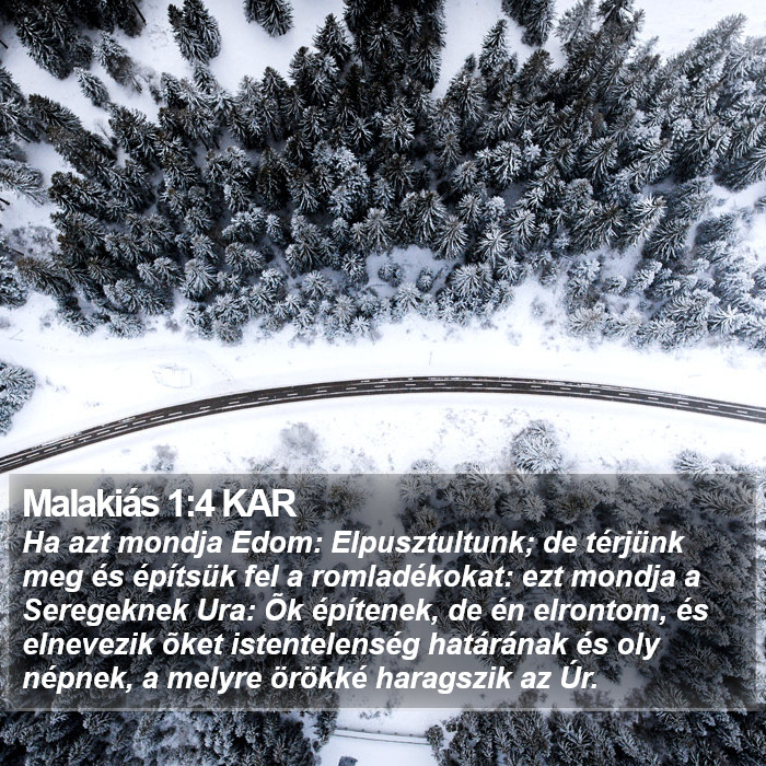 Malakiás 1:4 KAR Bible Study