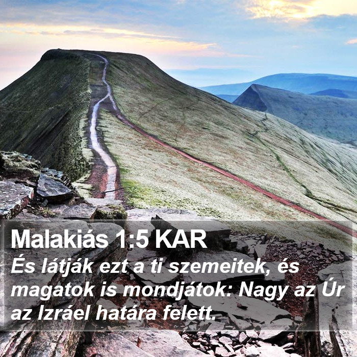 Malakiás 1:5 KAR Bible Study