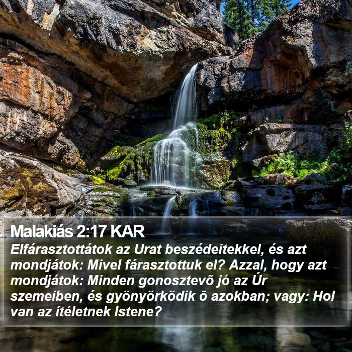 Malakiás 2:17 KAR Bible Study