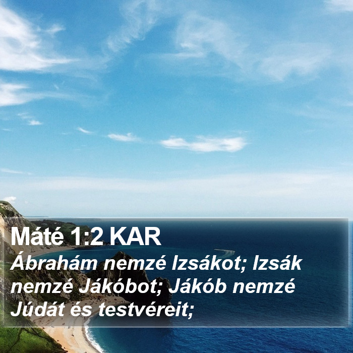 Máté 1:2 KAR Bible Study