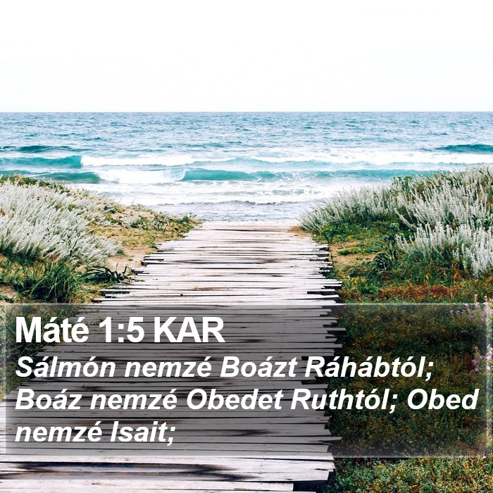 Máté 1:5 KAR Bible Study