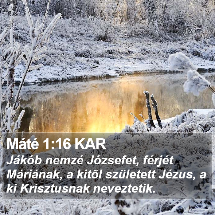 Máté 1:16 KAR Bible Study