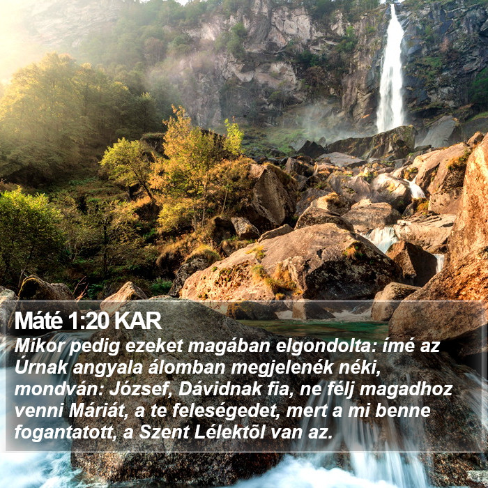 Máté 1:20 KAR Bible Study