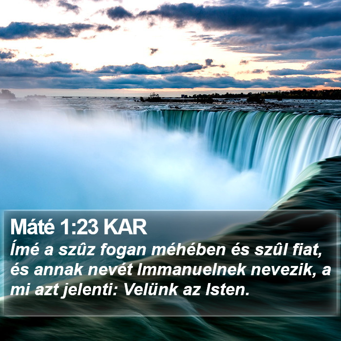 Máté 1:23 KAR Bible Study