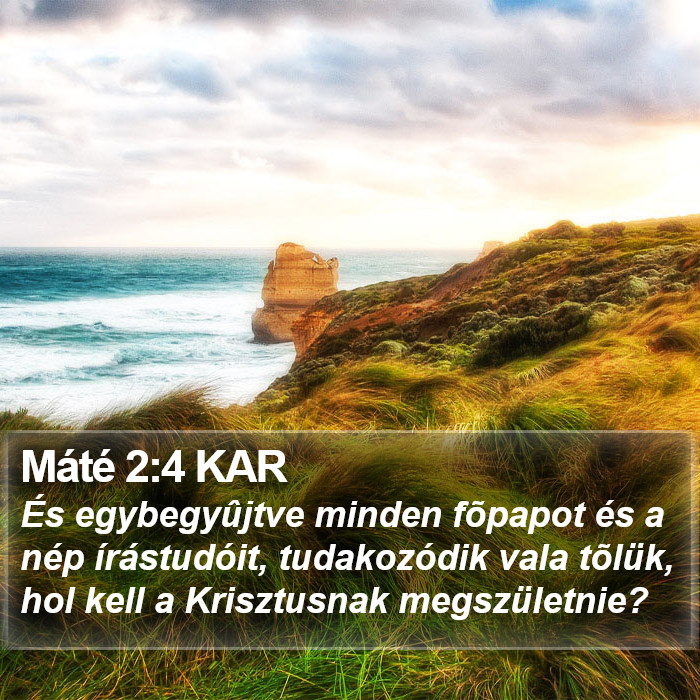 Máté 2:4 KAR Bible Study