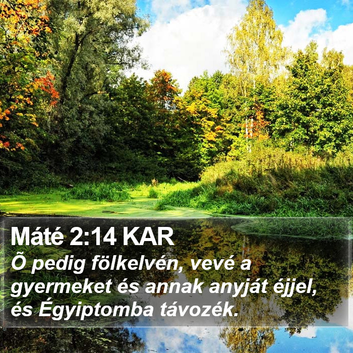 Máté 2:14 KAR Bible Study