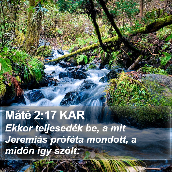 Máté 2:17 KAR Bible Study