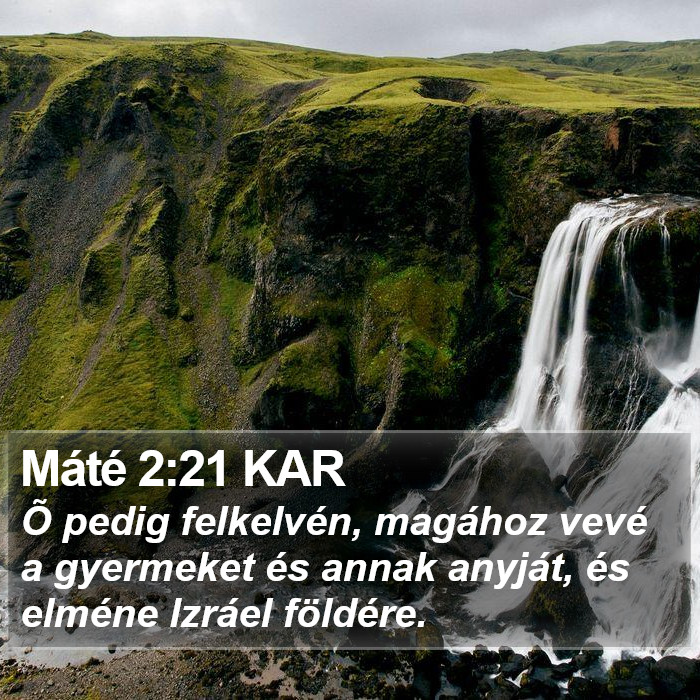 Máté 2:21 KAR Bible Study