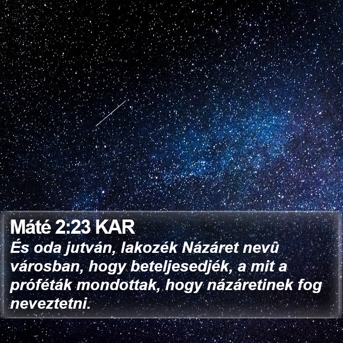 Máté 2:23 KAR Bible Study