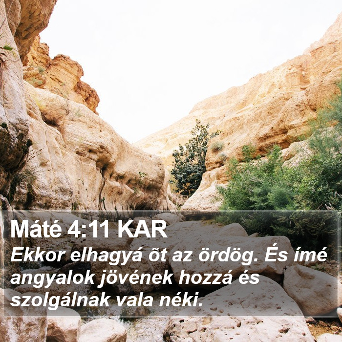 Máté 4:11 KAR Bible Study