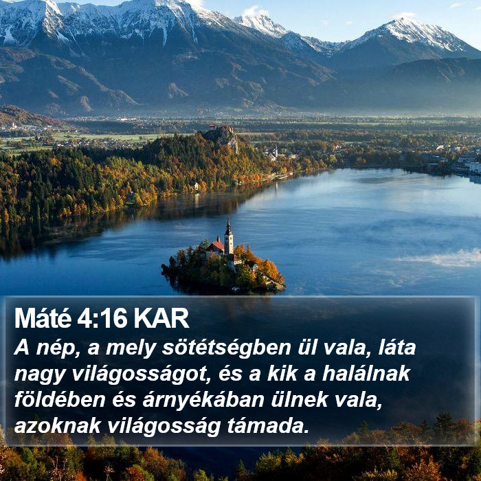 Máté 4:16 KAR Bible Study