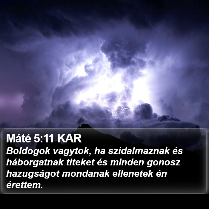 Máté 5:11 KAR Bible Study