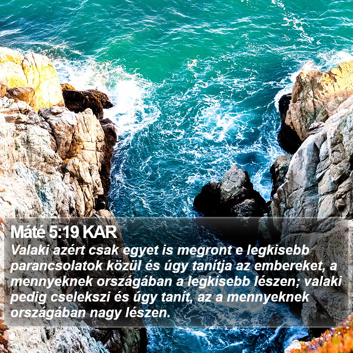 Máté 5:19 KAR Bible Study