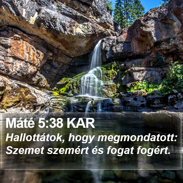 Máté 5:38 KAR Bible Study