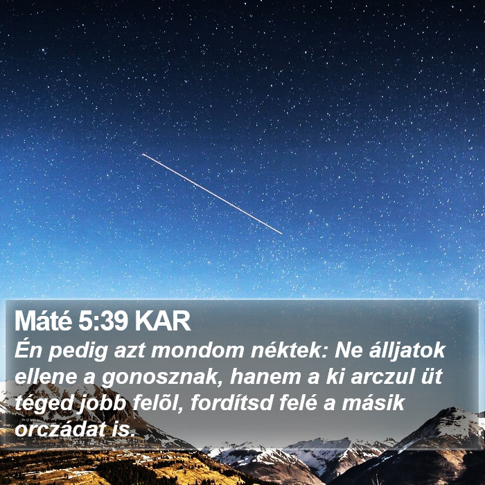 Máté 5:39 KAR Bible Study