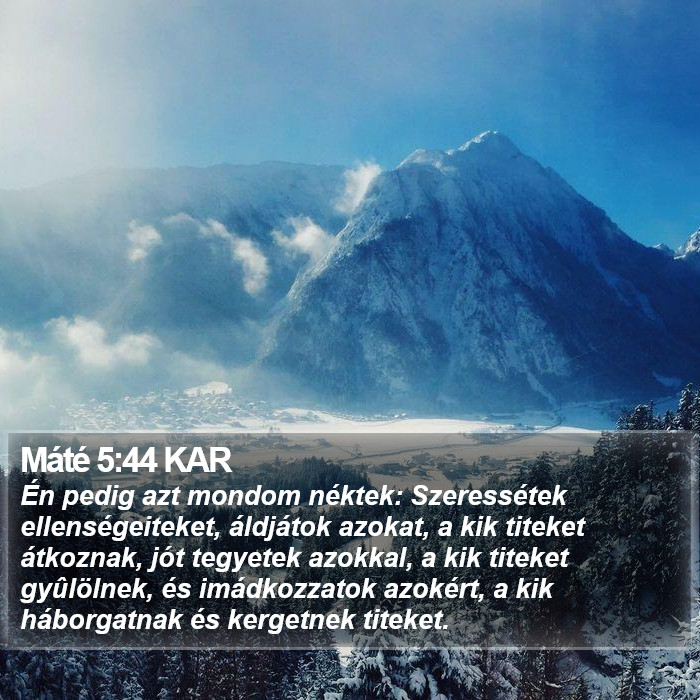 Máté 5:44 KAR Bible Study