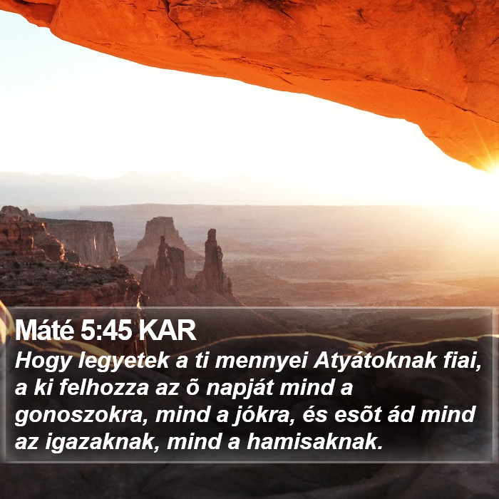 Máté 5:45 KAR Bible Study