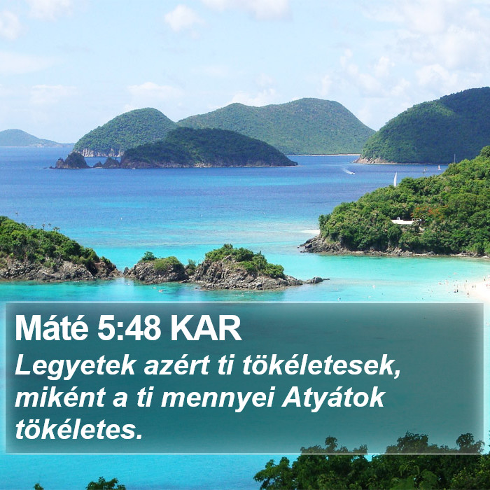 Máté 5:48 KAR Bible Study