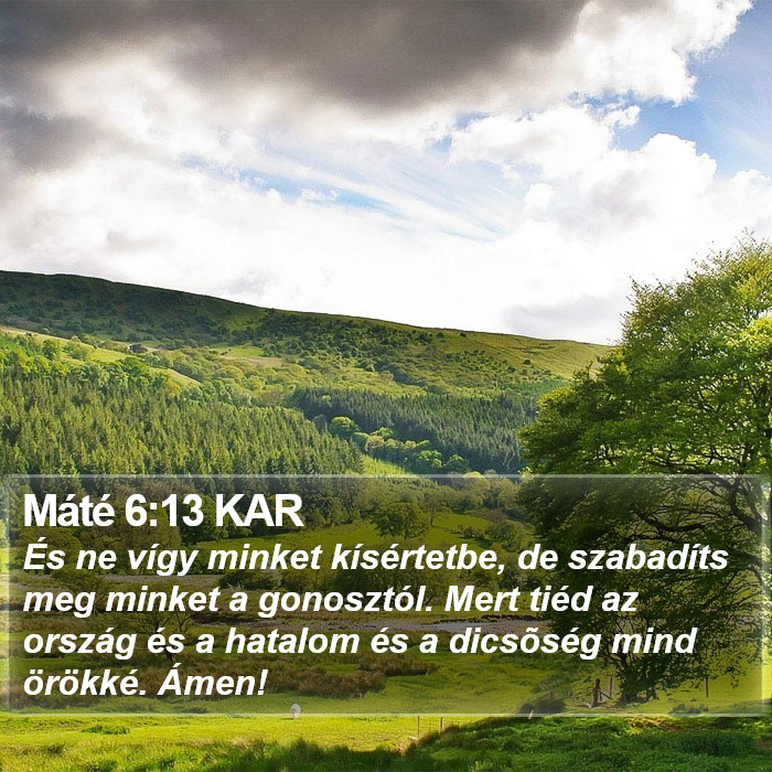 Máté 6:13 KAR Bible Study