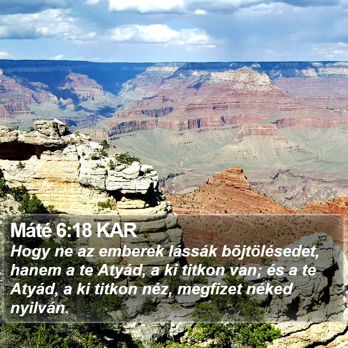 Máté 6:18 KAR Bible Study