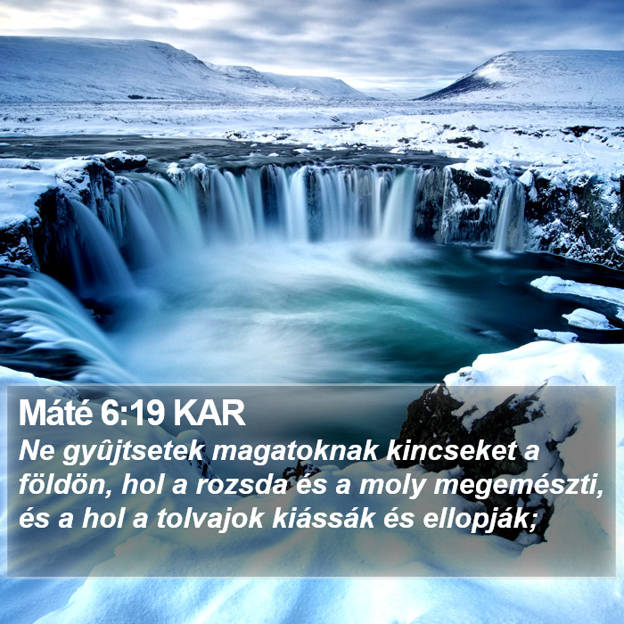 Máté 6:19 KAR Bible Study