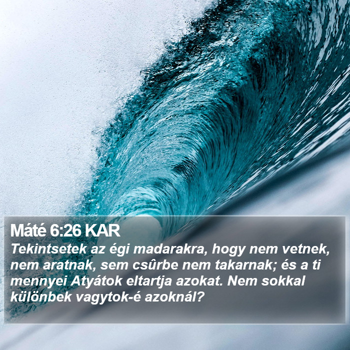 Máté 6:26 KAR Bible Study