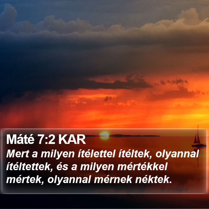 Máté 7:2 KAR Bible Study