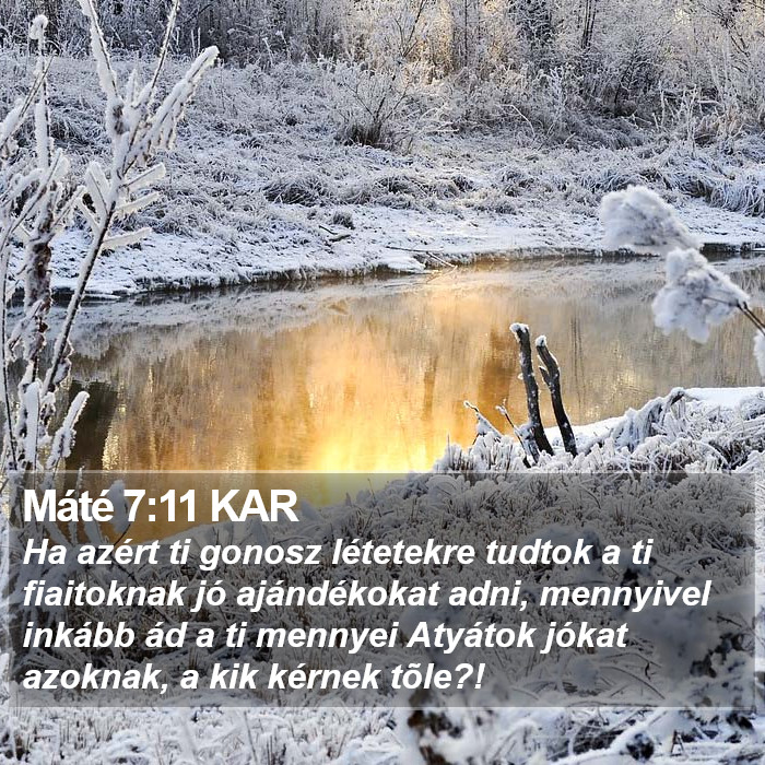 Máté 7:11 KAR Bible Study