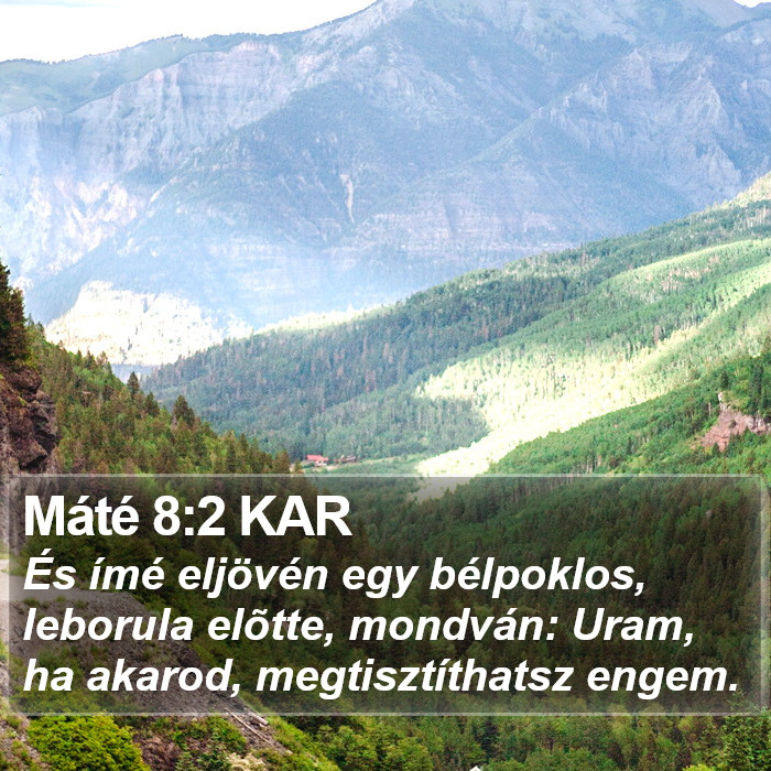 Máté 8:2 KAR Bible Study