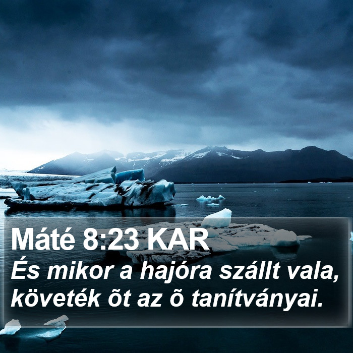 Máté 8:23 KAR Bible Study