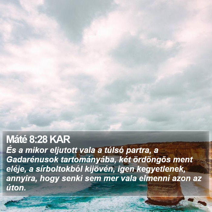 Máté 8:28 KAR Bible Study