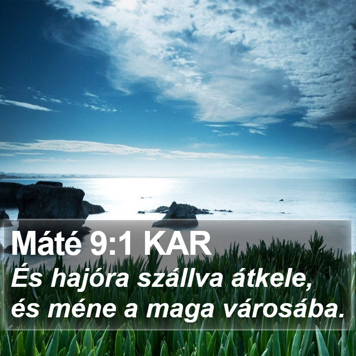 Máté 9:1 KAR Bible Study