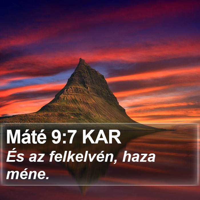 Máté 9:7 KAR Bible Study