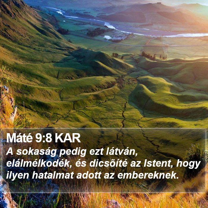 Máté 9:8 KAR Bible Study